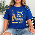 April Birthday Gift For Women T-Shirt - It - s My Birthday Month Tee - V-Neck Options