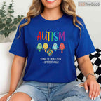 Autism Awareness Cute Owl Color Puzzles Shirt April Kids Support Gift T-Shirt