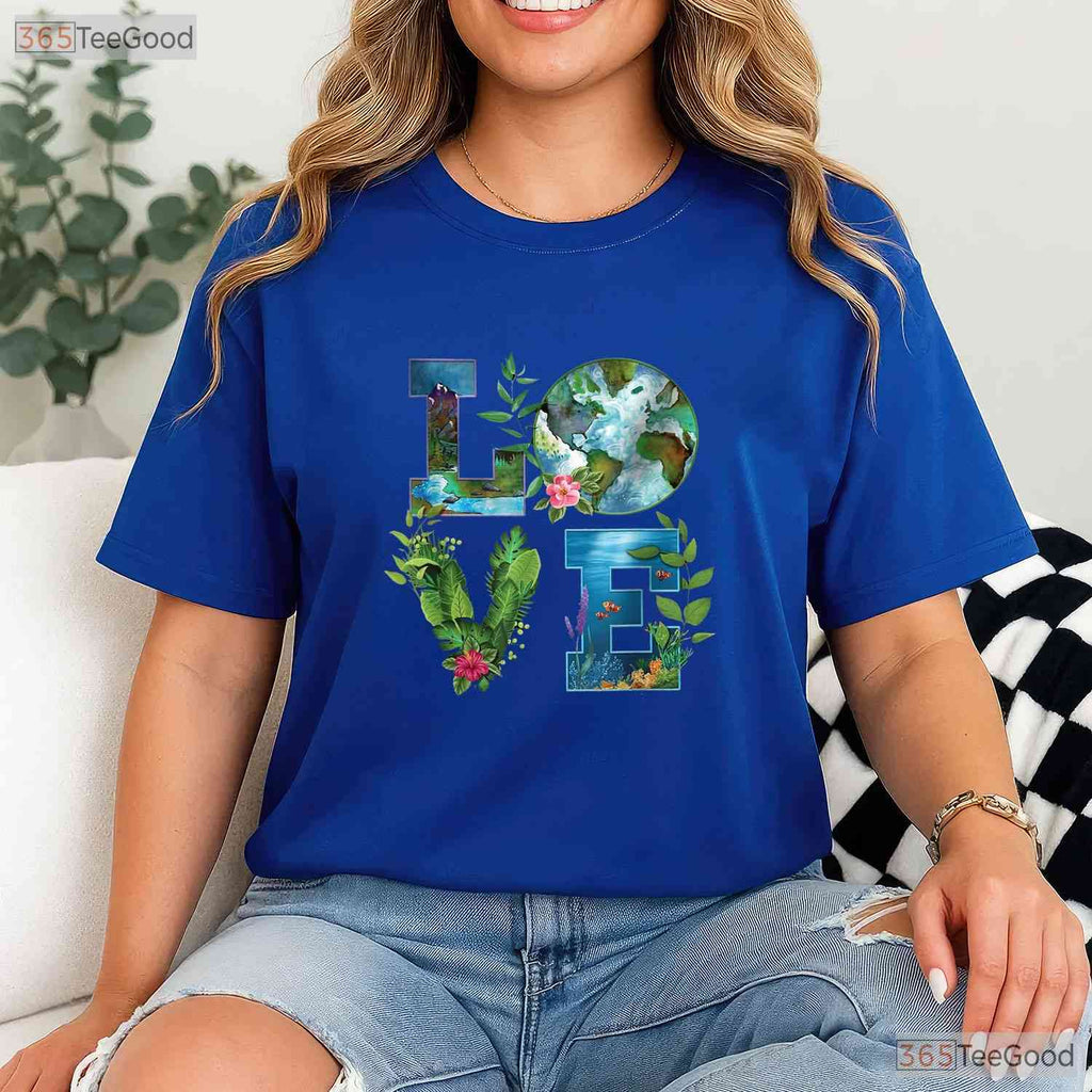 Earth Day Everyday Planet Anniversary T-Shirt Men Women Sustainable Eco Graphic Tee