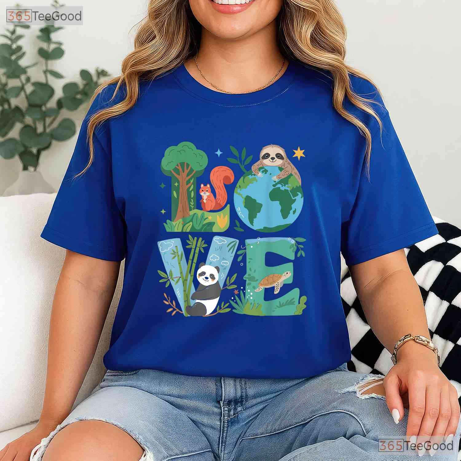 Love Earth Day Planet 2026 Anniversary T-Shirt Environmental Animals Awareness Tee