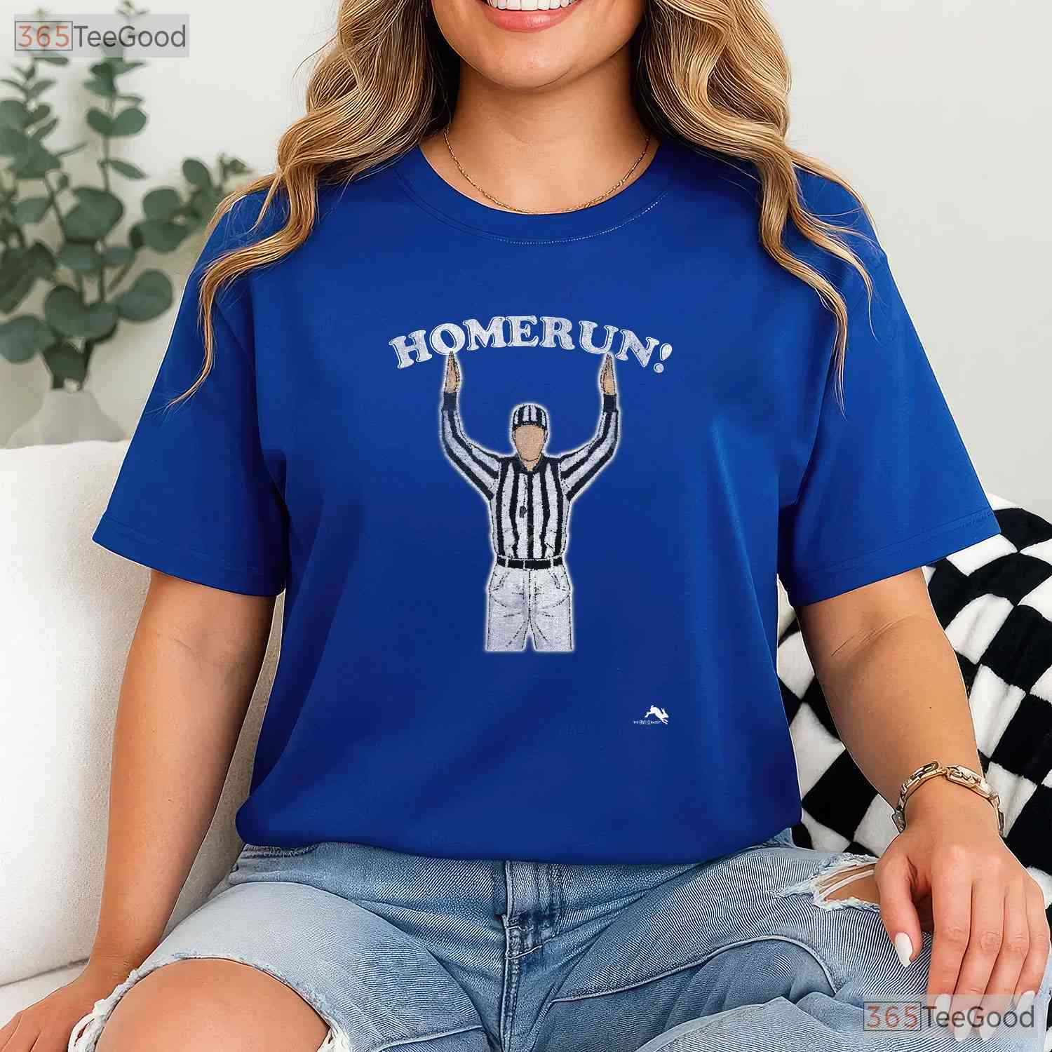 Funny Homerun Baseball Football Mash Up T-Shirt Sports Humor Novelty Apparel