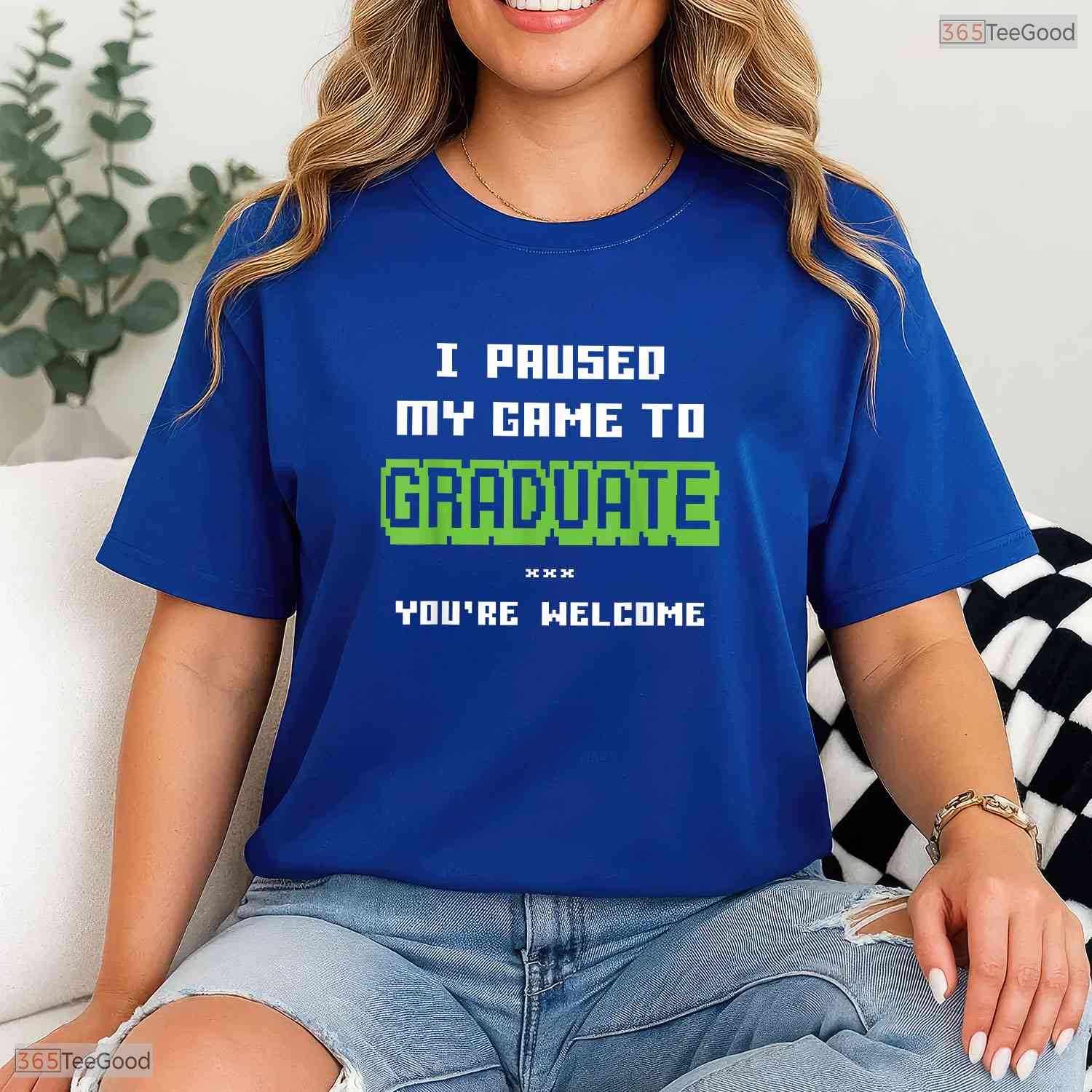 Level Up Funny 2026 Gamer Graduate Video Game Graduation T-Shirt For Boys