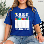Interactive Last Day Of Elementary Sign My Shirt Elementary Graduation T-Shirt