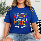 Fun So Long Kindergarten It Has Been Fun Look Out 1st Grade Kids T-Shirt
