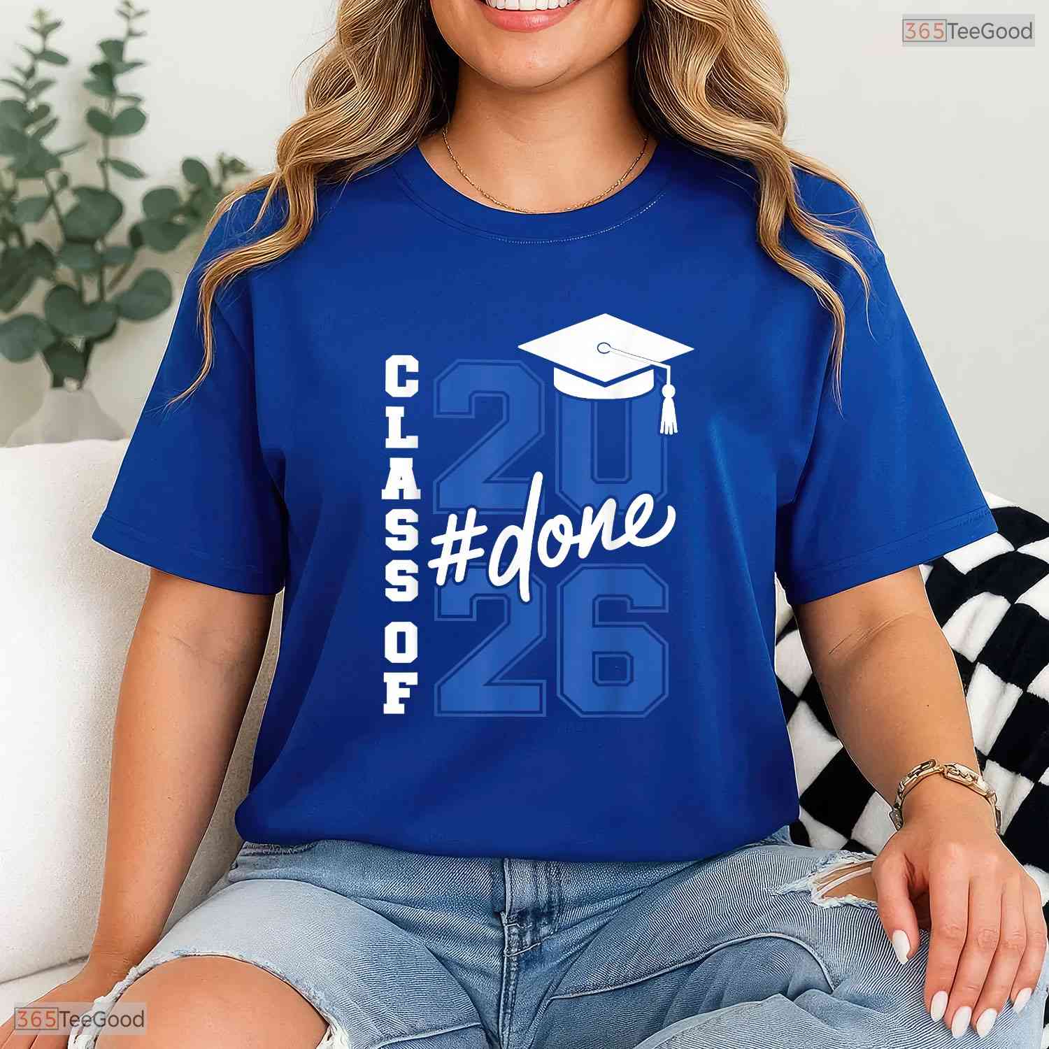Officially Done Class Of 2026 Graduation Shirt For Her Him And Grad Seniors