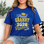 Supportive Proud Granny Of A Class Of 2026 Graduate Senior Ceremony T-Shirt