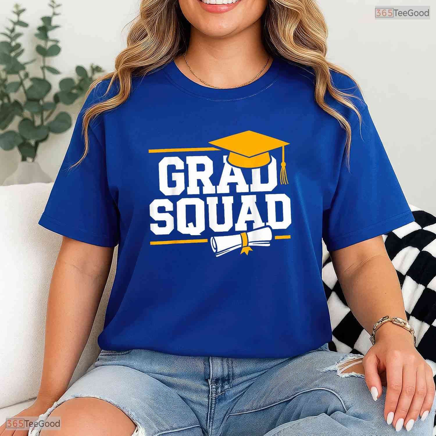 Matching Grad Squad Class of 2026 Graduation T-Shirt For Friends And Family