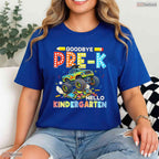 Awesome Goodbye Pre-K Hello Kindergarten Graduation Big Truck Boy T-Shirt