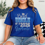 Supportive Proud Uncle Of A Class Of 2026 Graduate Senior Ceremony T-Shirt
