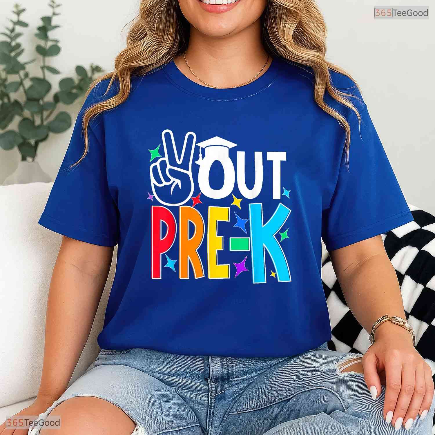 Trendy Peace Out Pre Kindergarten Last Day Of Pre-K Kids Celebration T-Shirt