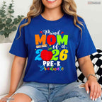 Loving Proud Mom Of 2026 Pre-K Graduate Mothers Day Graduation Party T-Shirt
