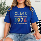 Vintage 50th Class Of 1976 Reunion Alumni Graduation Anniversary Party T-Shirt