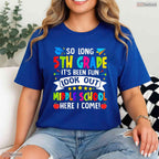 Awesome So Long 5th Grade Graduation Middle School Here I Come Kids T-Shirt