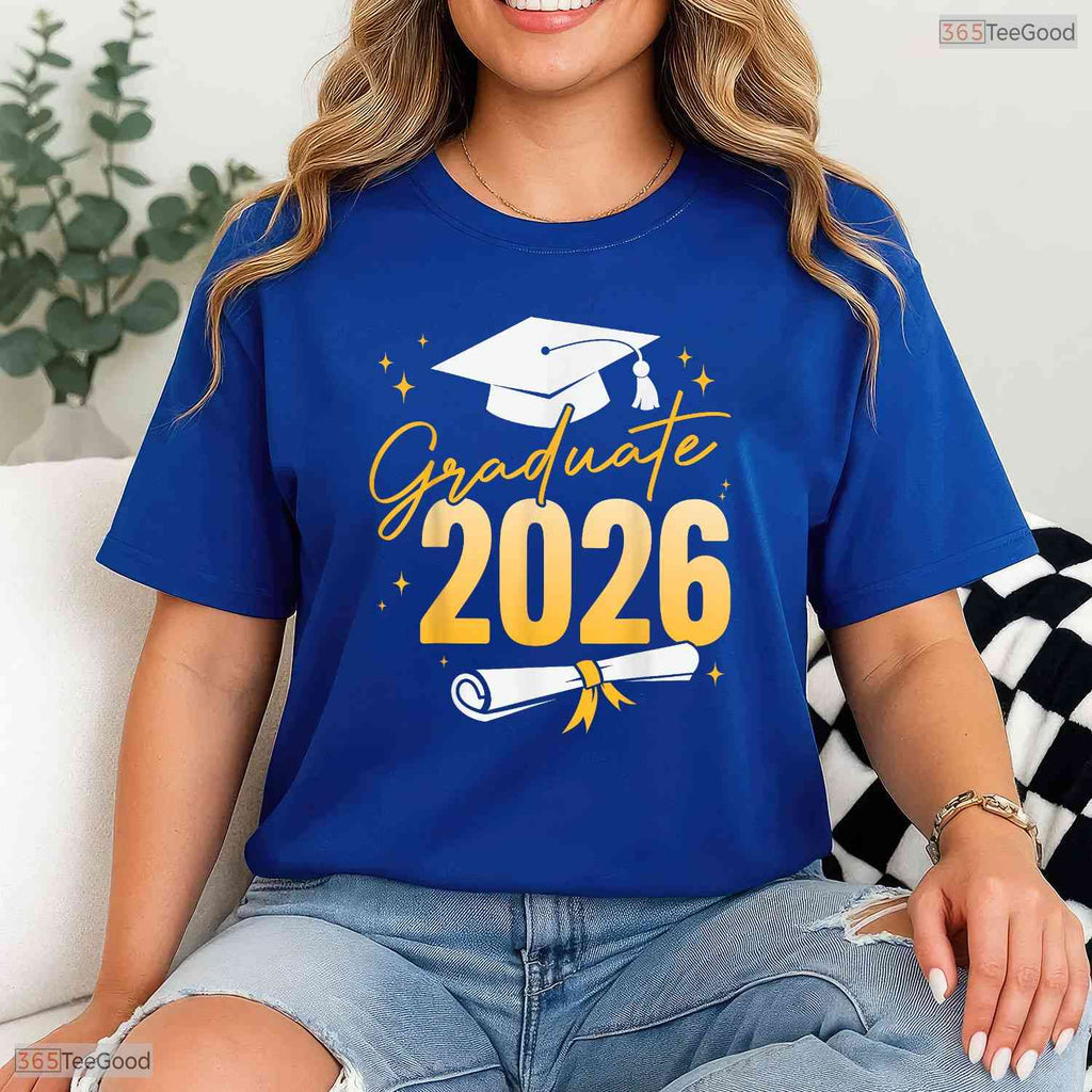 Awesome Graduate Class of 2026 Done Graduation Senior Grad Student T-Shirt