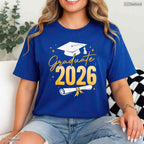 Awesome Graduate Class of 2026 Done Graduation Senior Grad Student T-Shirt
