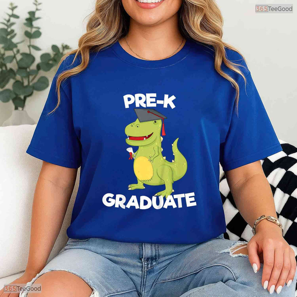 Awesome Preschool Graduation Gift Preschooler Dinosaur Pre-K Boys T-Shirt