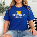 Official Masters Degree Graduation Mastered It 2026 University T-Shirt
