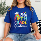 Awesome Fifth 5th Grade Grad 2026 Elementary School Graduate Kids T-Shirt