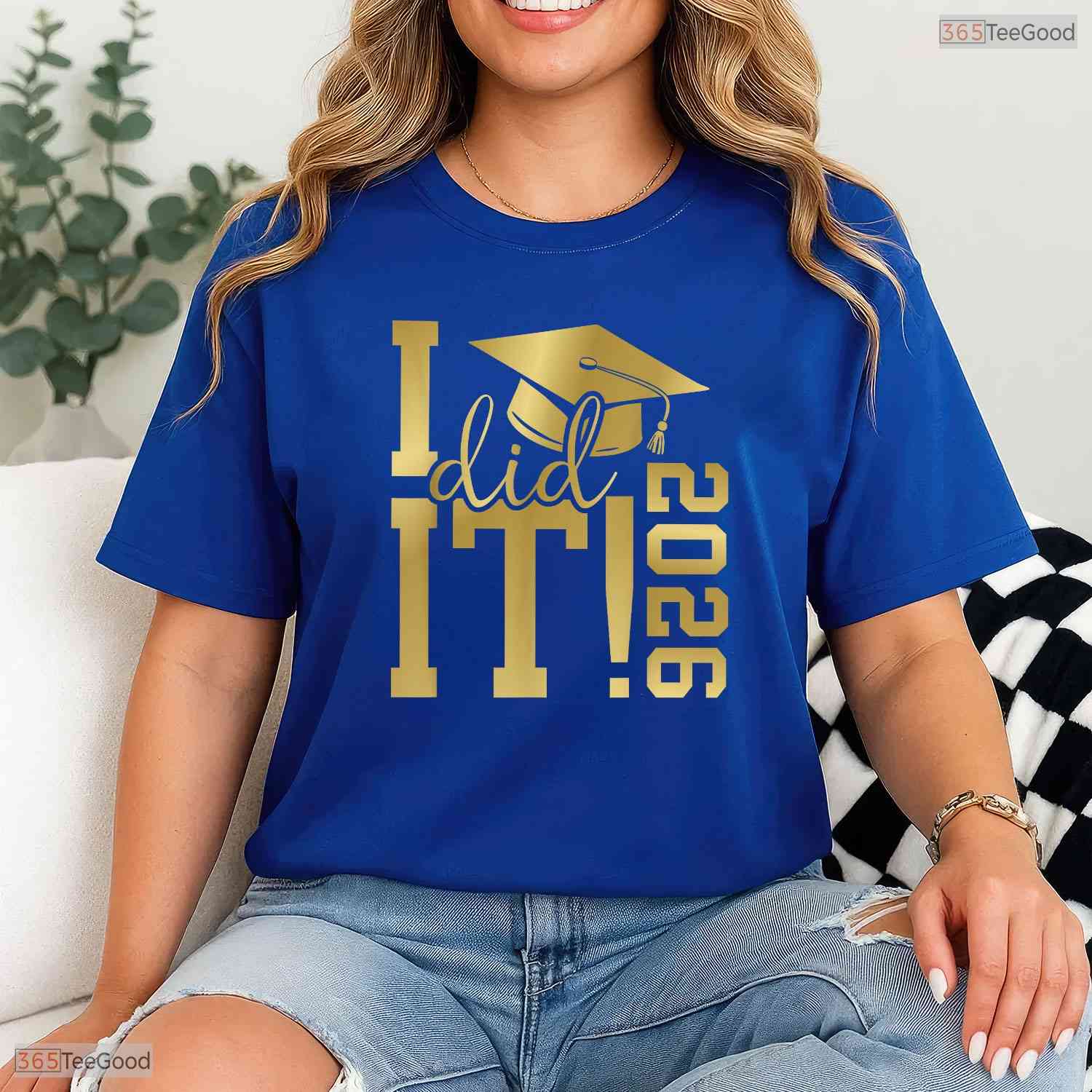 Yes I Did It 2026 Graduate For Class of 2026 Graduation Commemorative T-Shirt
