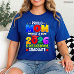 Loving Proud Mom Of A 2026 Preschool Graduate Early Education Celebration T-Shirt