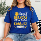 Awesome Proud Grandpa Of A 2026 Graduate Class Of 2026 Graduation Ceremony T-Shirt