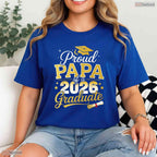 Supportive Proud Papa Of A Class Of 2026 Graduate Senior Graduation Event T-Shirt
