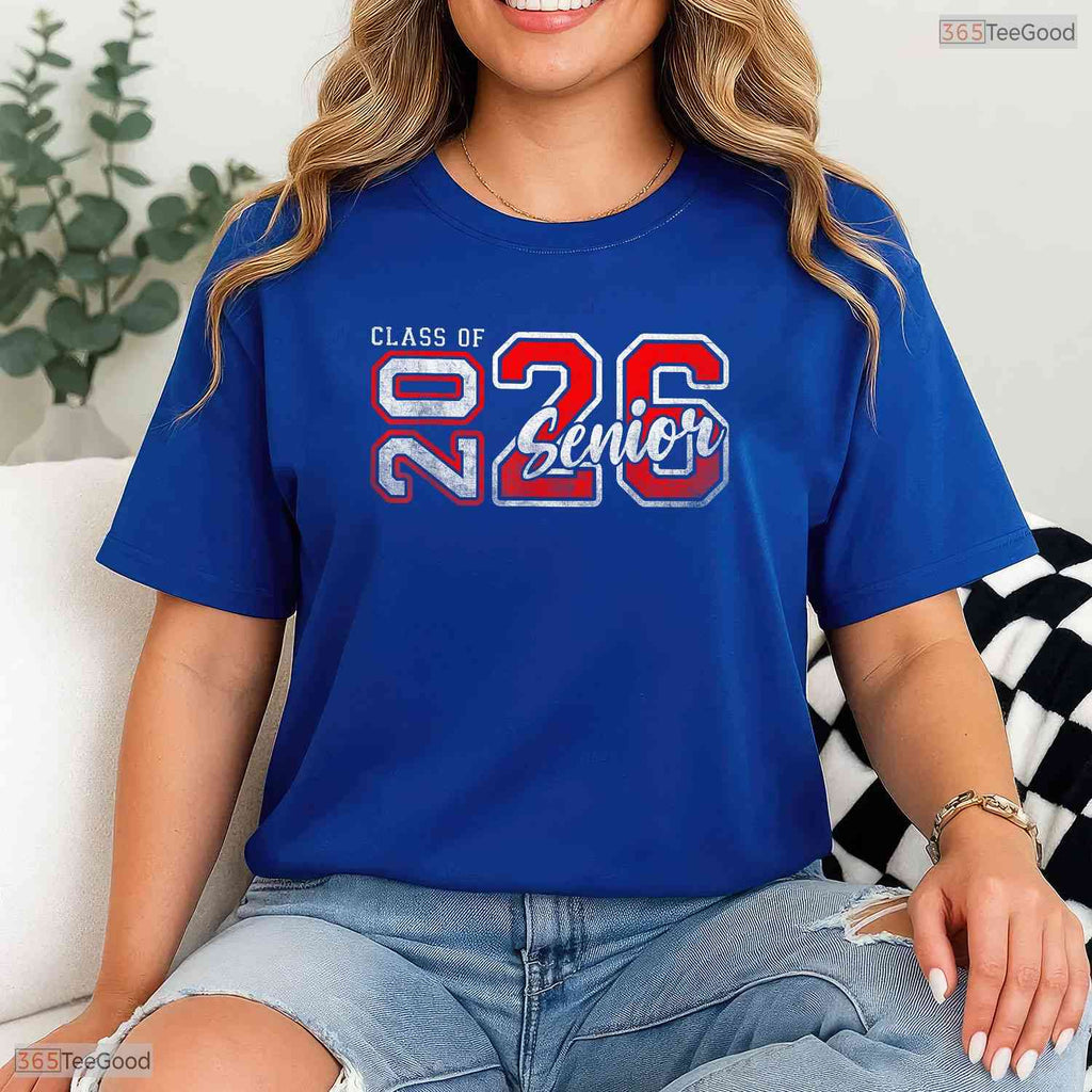 Simple Minimalist Graduation 2026 Graduate T-Shirt For High School Seniors