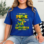 Fun Preschool Graduation Dinosaur Boys Pre-K Graduate Early Education Party T-Shirt
