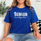 Proud Senior 2027 Drum Major Mom 2027 Marching Band Graduation Family T-Shirt