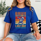 Funny Fifth Grade Dabbing Boy Bruh It Is My Last Day Of 5th Grade Graduation T-Shirt