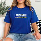 Humorous Class of 2026 I Am So Done Senior Graduation Student Party T-Shirt