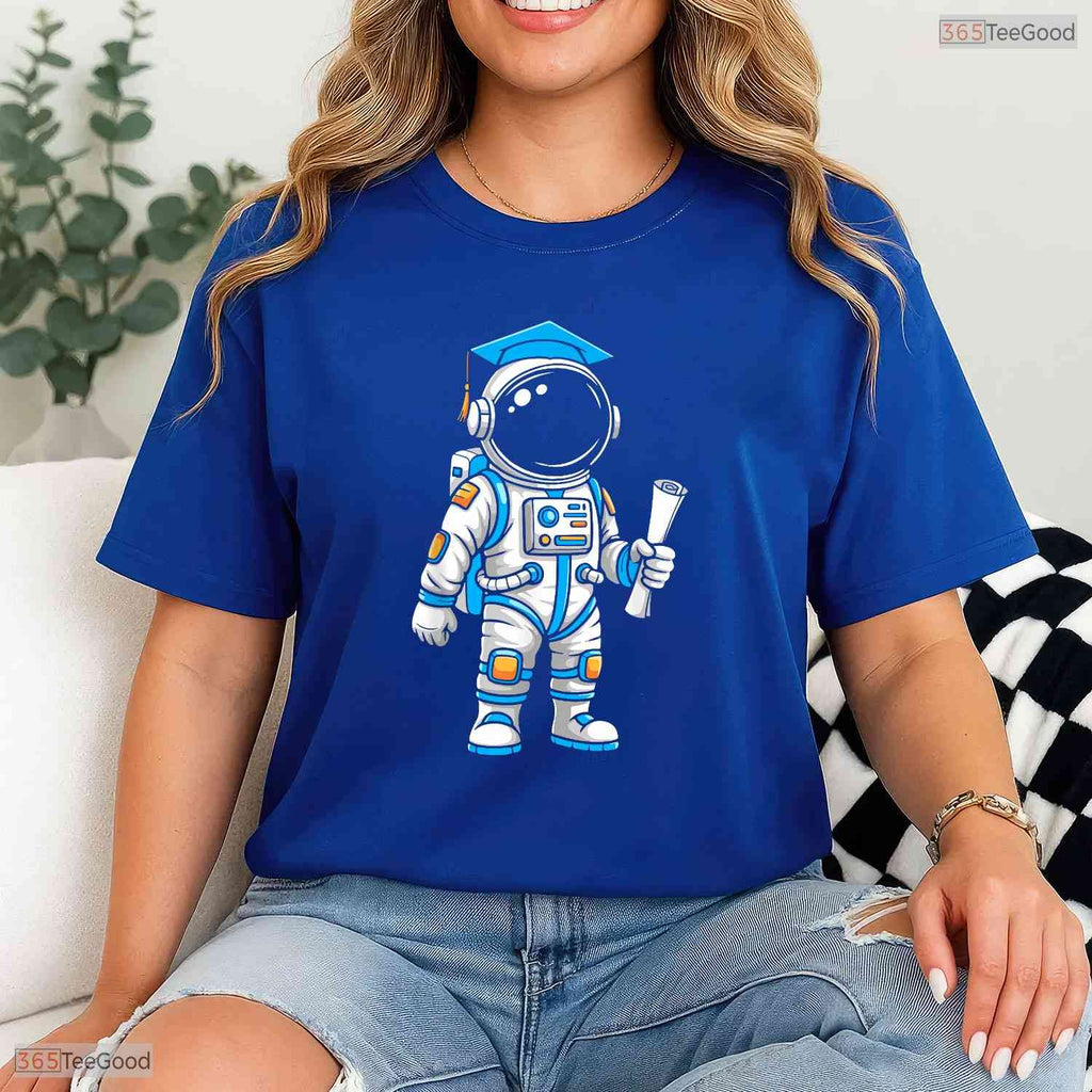 Outer Space Astronaut Graduation Gifts Graduating Astronaut Graduate Boy Girl T-Shirt