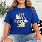 Amazing 5th Grade Graduation Class 2026 School Graduate Elementary Party Youth T-Shirt