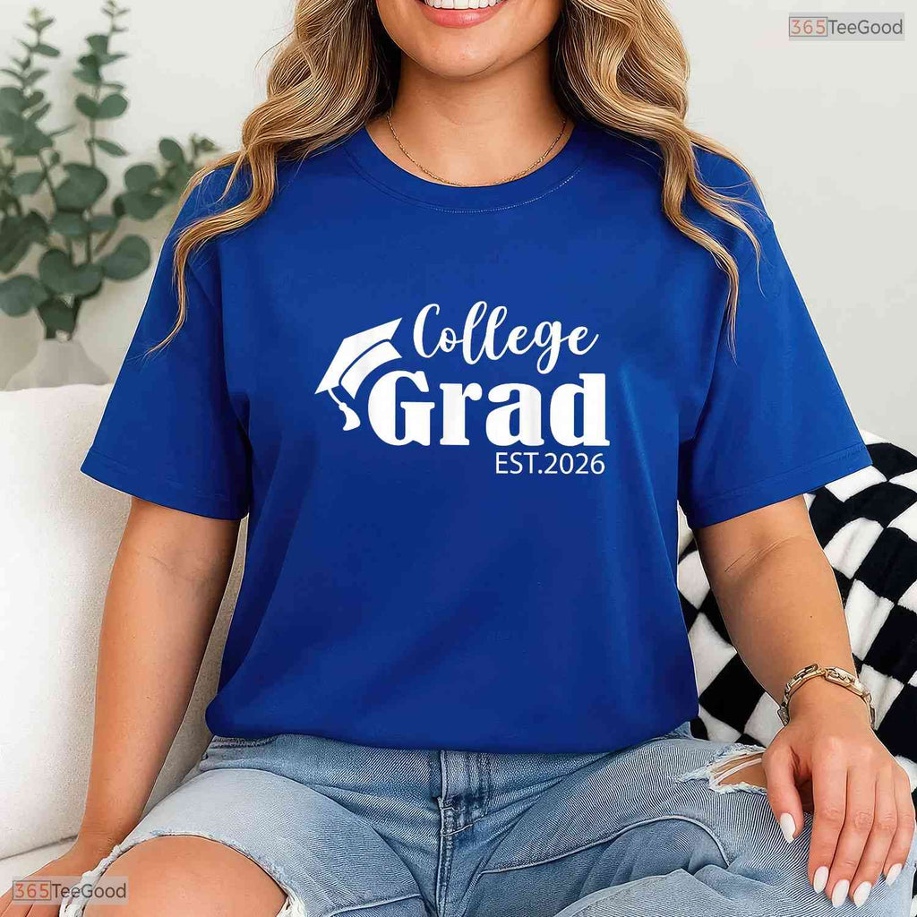 Funny Class Of 2026 College Graduate Humor For University Senior Students T-Shirt