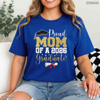Proud Mom Of A 2026 Senior Graduate Matching Family Graduation Party T-Shirt