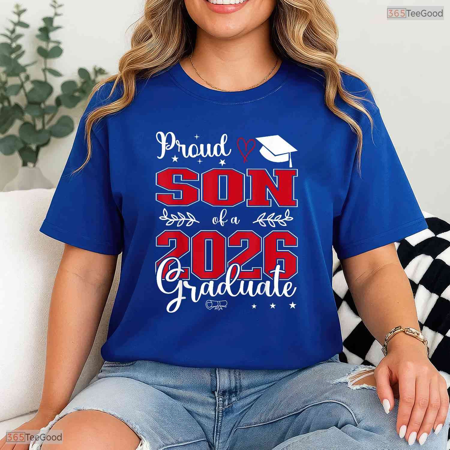 Proud Son Of A Class Of 2026 Graduate High School Senior Family Party Shirt