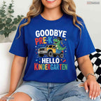 Goodbye Pre-K Hello Kindergarten Preschool Graduation 2026 Last Day Of Shirt