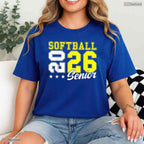 Softball Senior Night 2026 Class Of 2026 Graduation Sports Team Player T-Shirt