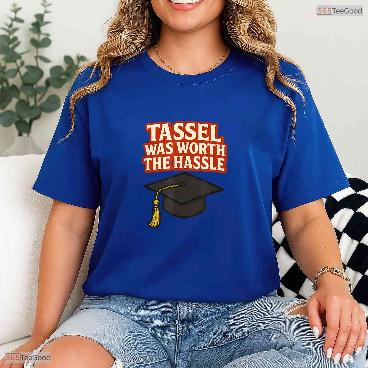 The Tassel Was Worth The Hassle 2026 College Graduate University Party T-Shirt