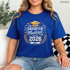 My Daughter Mastered It Class Of 2026 Masters Degree Family Graduation T-Shirt