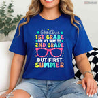 Goodbye 1st Grade Hello 2nd Grade First Summer Break Youth Graduation T-Shirt