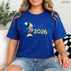 Cute Classic Mouse Ears Graduation Class Of 2026 New Grad Celebration T-Shirt