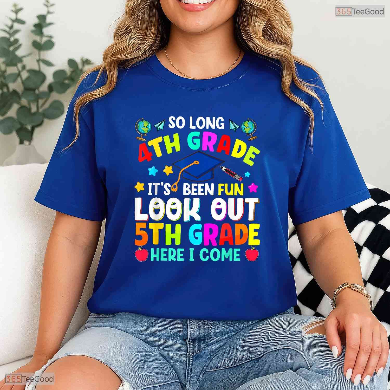 So Long 4th Grade Graduation Elementary School Graduate Teacher Kids T-Shirt