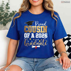 Proud Cousin Of A 2026 Graduate High School Senior Celebration Party Shirt