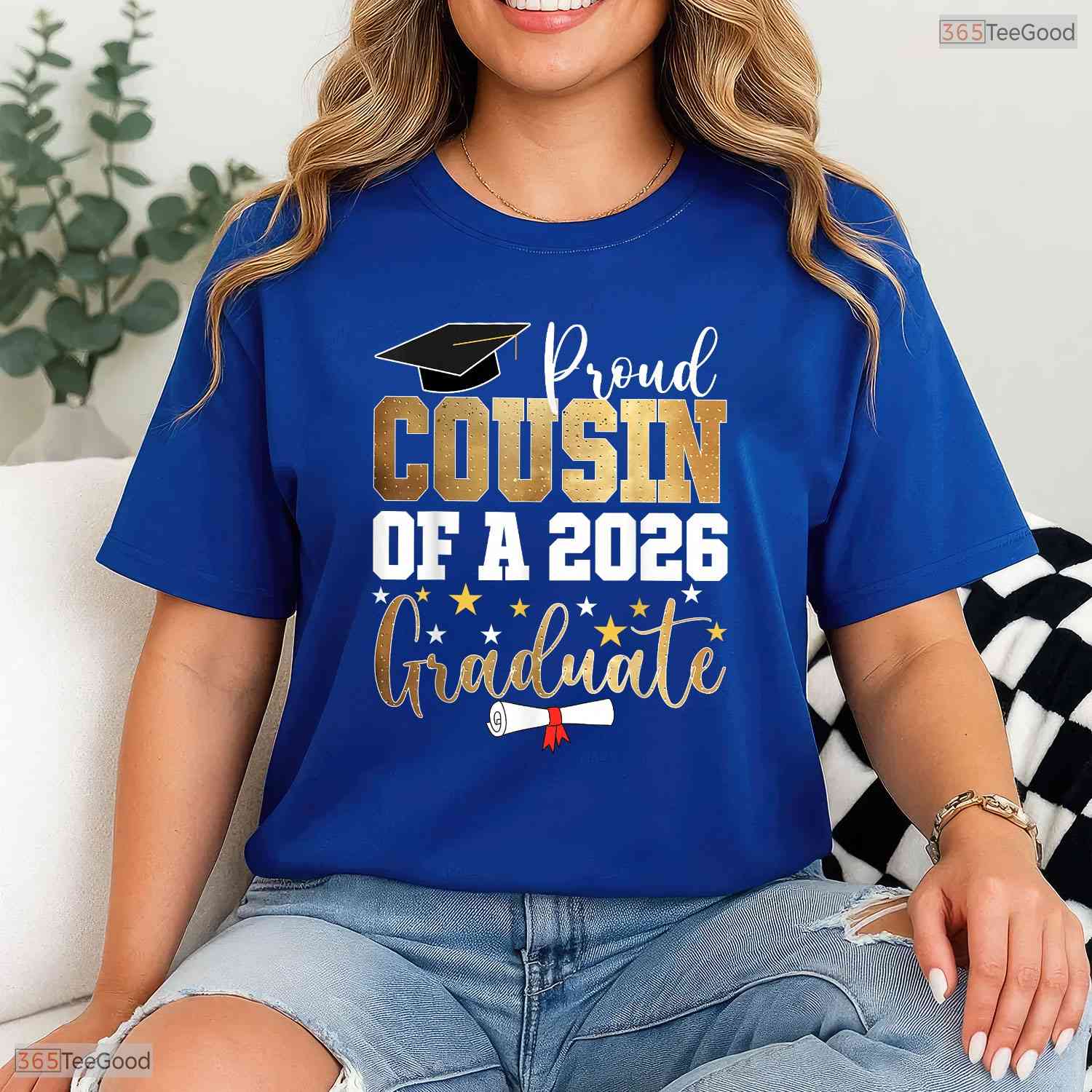 Proud Cousin Of A 2026 Graduate High School Senior Celebration Party Shirt