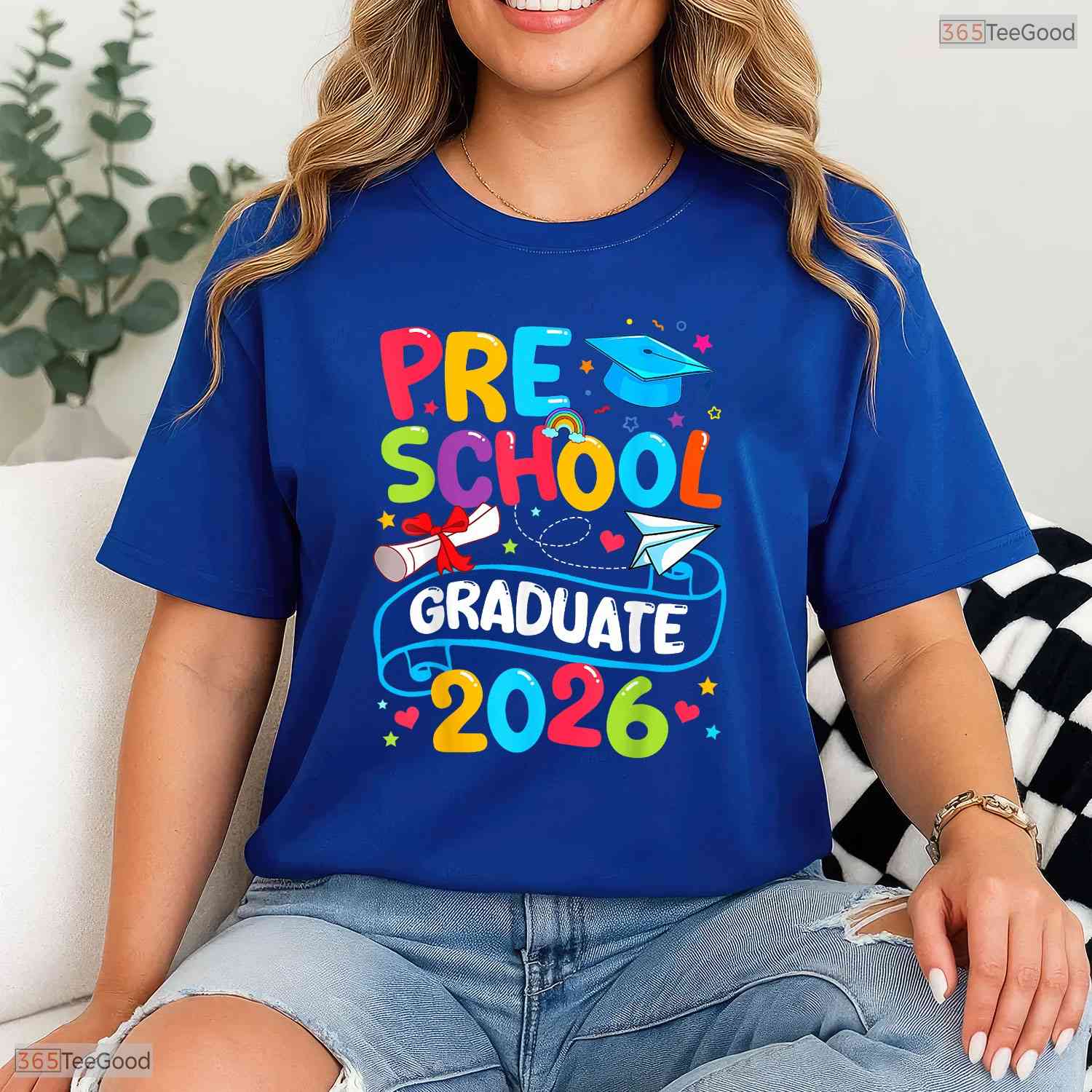 Awesome Preschool Graduate 2026 Pre-K Grad Funny School Graduation T-Shirt