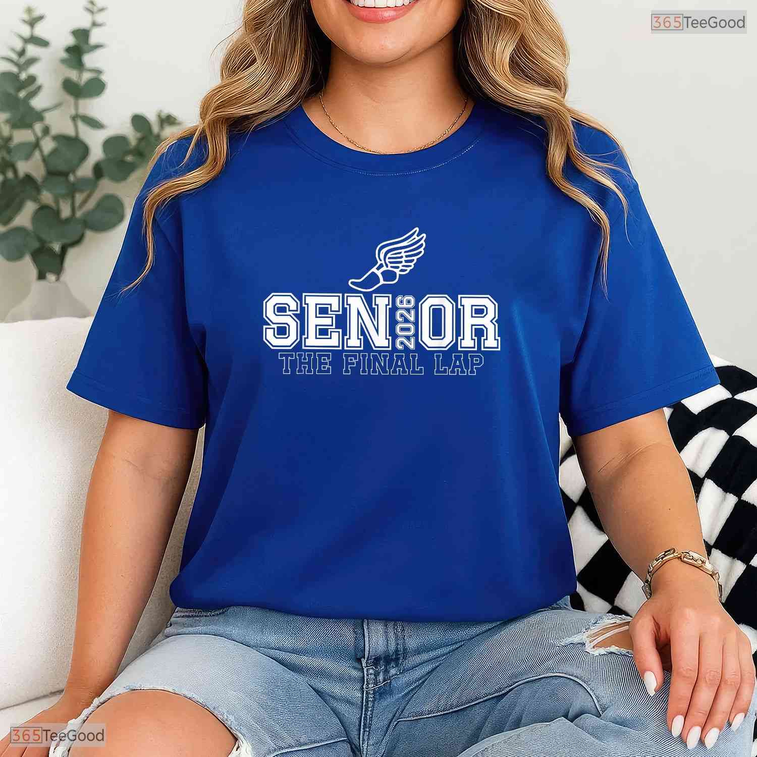 Athletic Track & Field Senior 2026 Graduation Year The Final Lap Day T-Shirt
