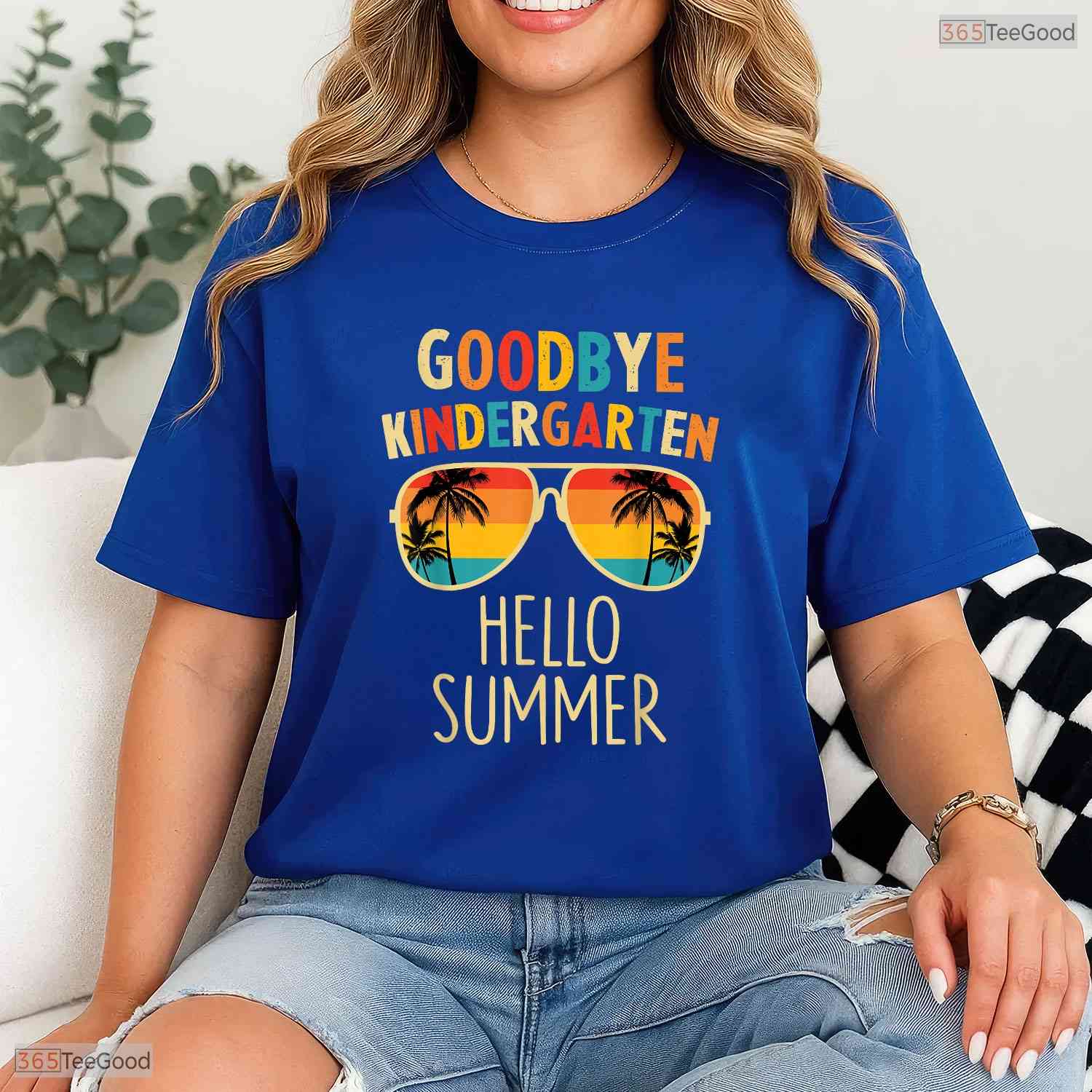 Awesome Goodbye Kindergarten Hello Summer Last Day Of School Graduation Boy T-Shirt