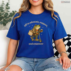 Off To Advocate Support Empower Funny Frog Social Worker Graduation T-Shirt