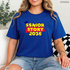 Groovy Senior 2026 Class Of 2026 Graduate High School Vintage Celebration Shirt